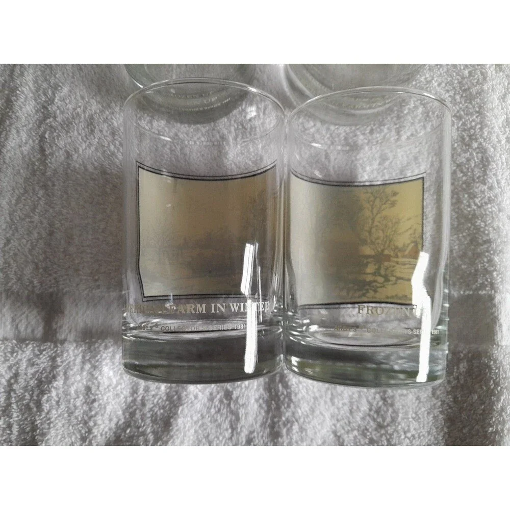 Vintage Arby's Glasses set of 4